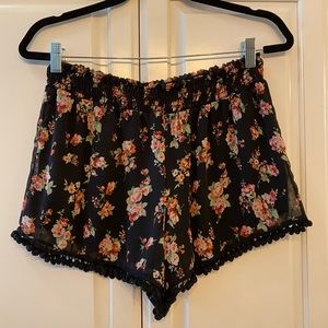 Cute dress shorts with elastic waist band